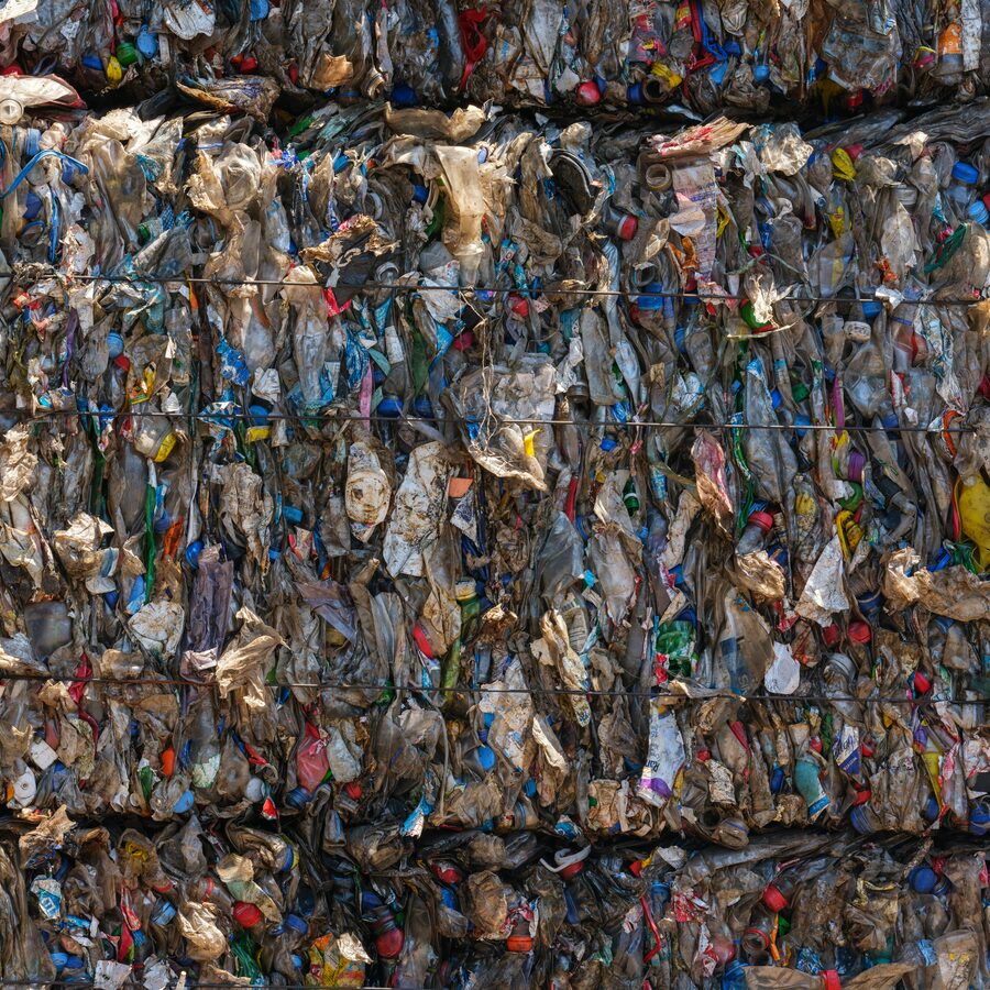 Déchets compactés