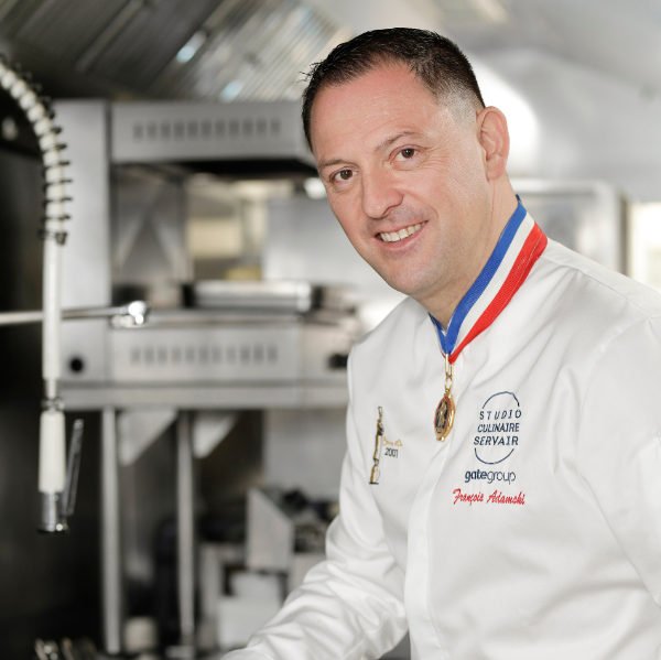 François Adamski en cuisine