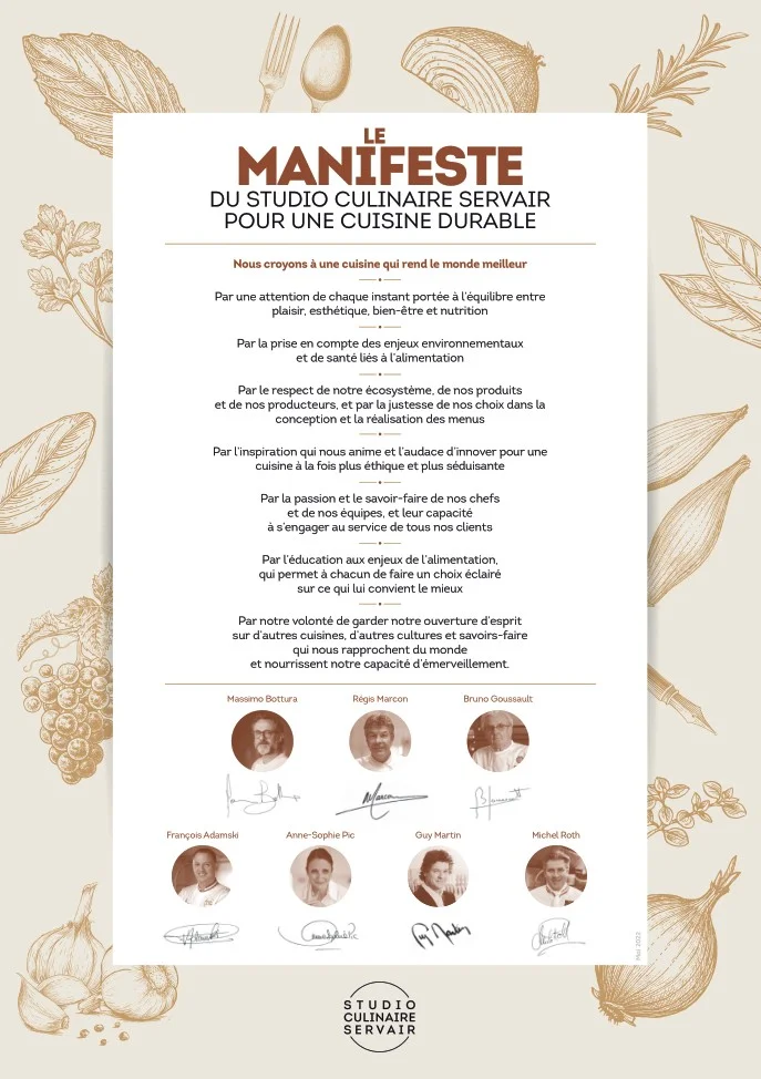 Manifeste Studio culinaire Servair