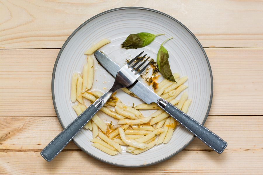 Plat de pâtes