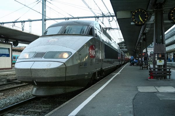 Un TGV à quai